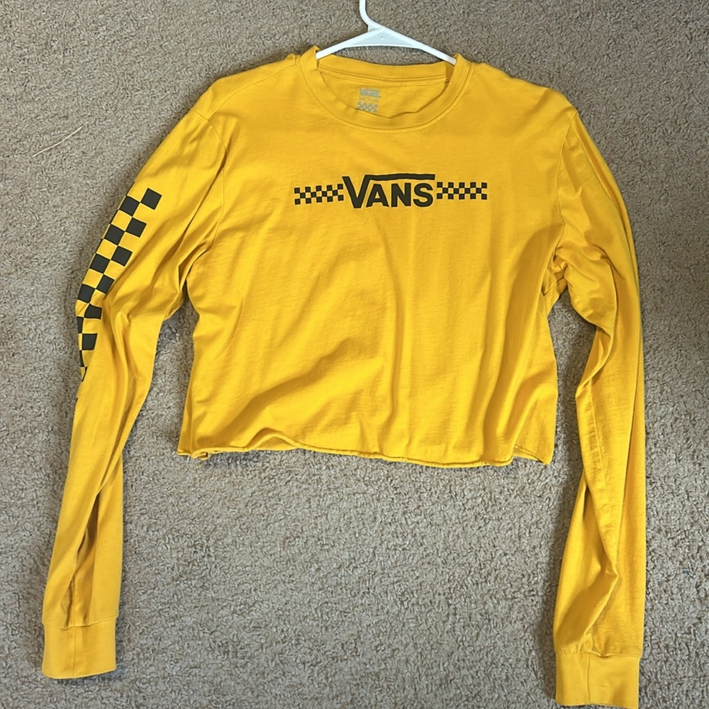 Vans Cropped Long Sleeve Tee